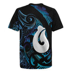 Hei Matau New Zealand Matariki Rugby Jersey NZ Fish Hook Maori Art
