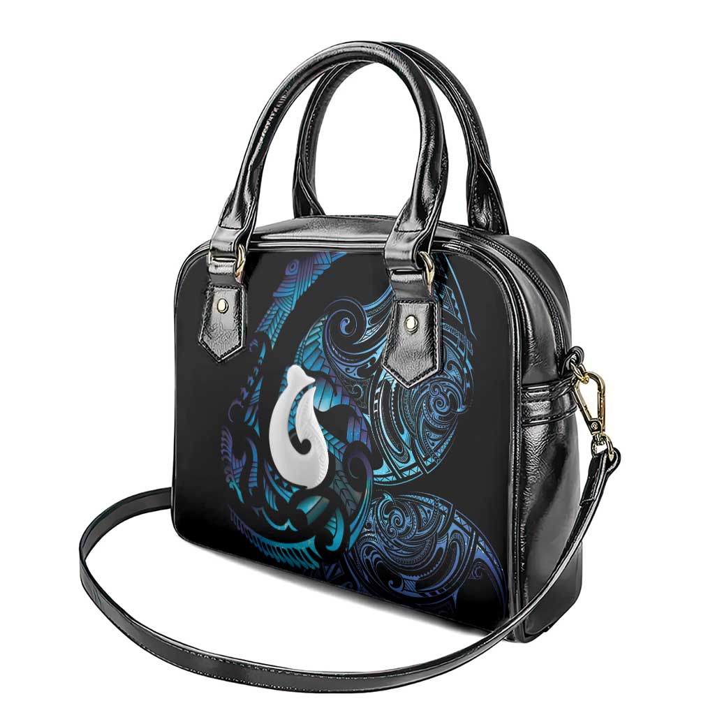 Hei Matau New Zealand Matariki Shoulder Handbag NZ Fish Hook Maori Art