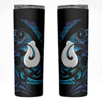 Hei Matau New Zealand Matariki Skinny Tumbler NZ Fish Hook Maori Art