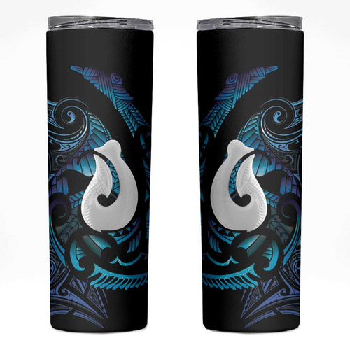 Hei Matau New Zealand Matariki Skinny Tumbler NZ Fish Hook Maori Art