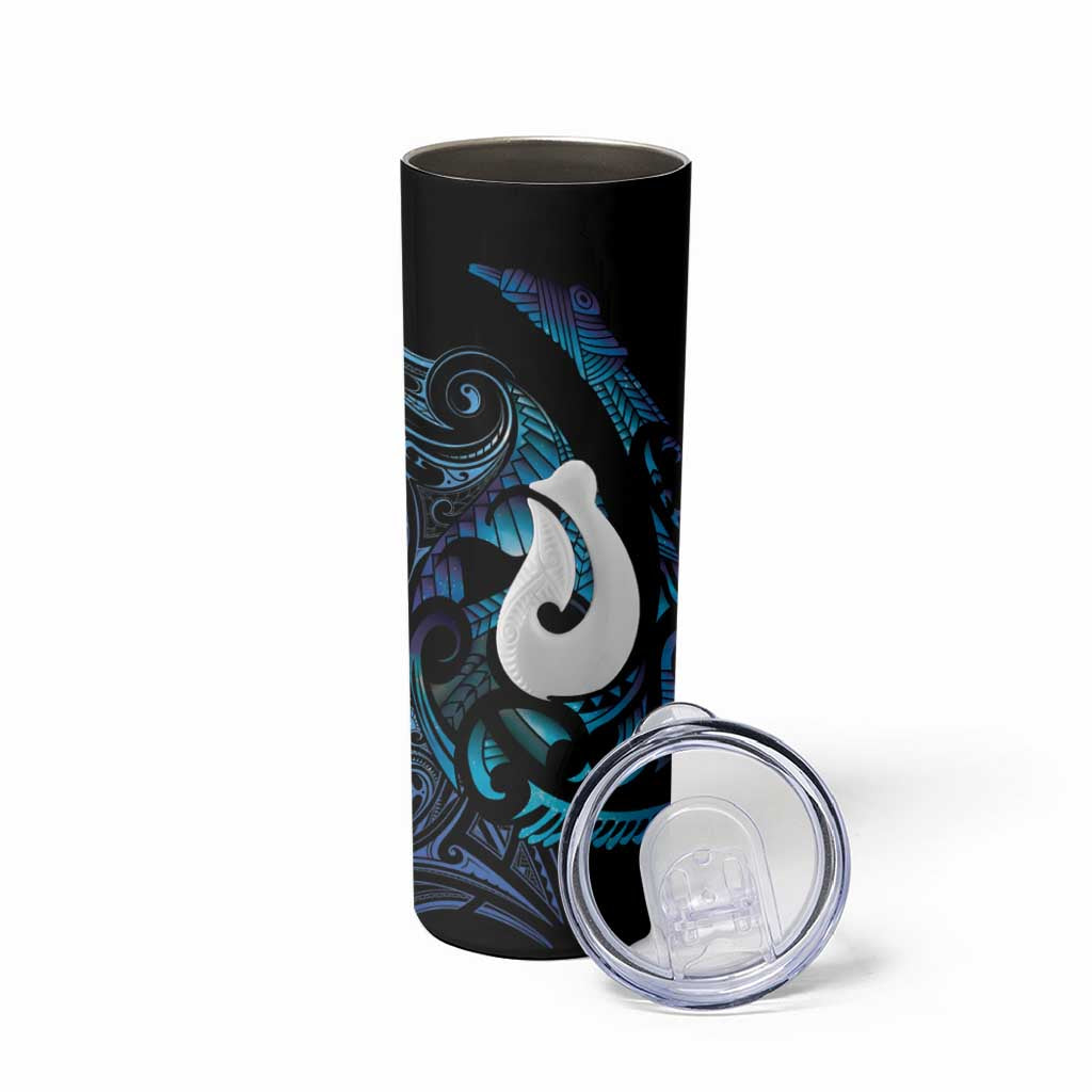 Hei Matau New Zealand Matariki Skinny Tumbler NZ Fish Hook Maori Art
