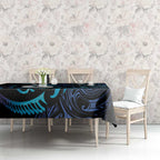 Hei Matau New Zealand Matariki Tablecloth NZ Fish Hook Maori Art