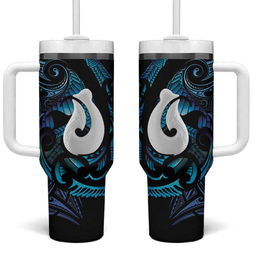 Hei Matau New Zealand Matariki Tumbler With Handle NZ Fish Hook Maori Art