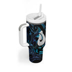 Hei Matau New Zealand Matariki Tumbler With Handle NZ Fish Hook Maori Art