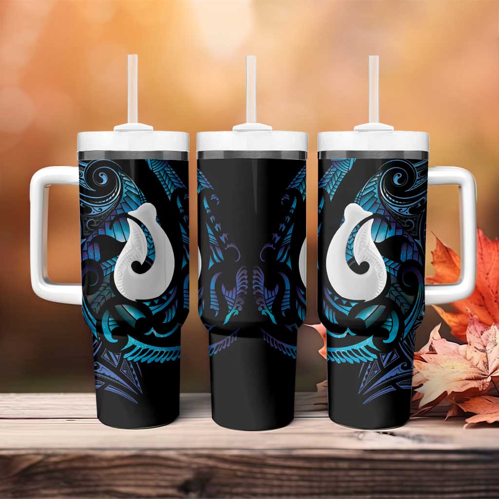 Hei Matau New Zealand Matariki Tumbler With Handle NZ Fish Hook Maori Art