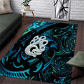 Manaia New Zealand Matariki Area Rug NZ Paua Shell Maori Art