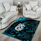 Manaia New Zealand Matariki Area Rug NZ Paua Shell Maori Art