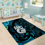 Manaia New Zealand Matariki Area Rug NZ Paua Shell Maori Art