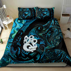 Manaia New Zealand Matariki Bedding Set NZ Paua Shell Maori Art