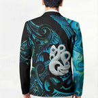 Manaia New Zealand Matariki Blazer NZ Paua Shell Maori Art