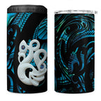 Manaia New Zealand Matariki 4 in 1 Can Cooler Tumbler NZ Paua Shell Maori Art