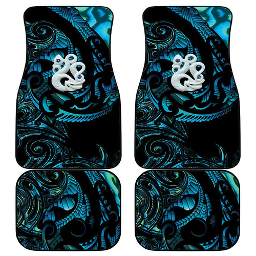 Manaia New Zealand Matariki Car Mats NZ Paua Shell Maori Art