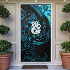 Manaia New Zealand Matariki Door Cover NZ Paua Shell Maori Art