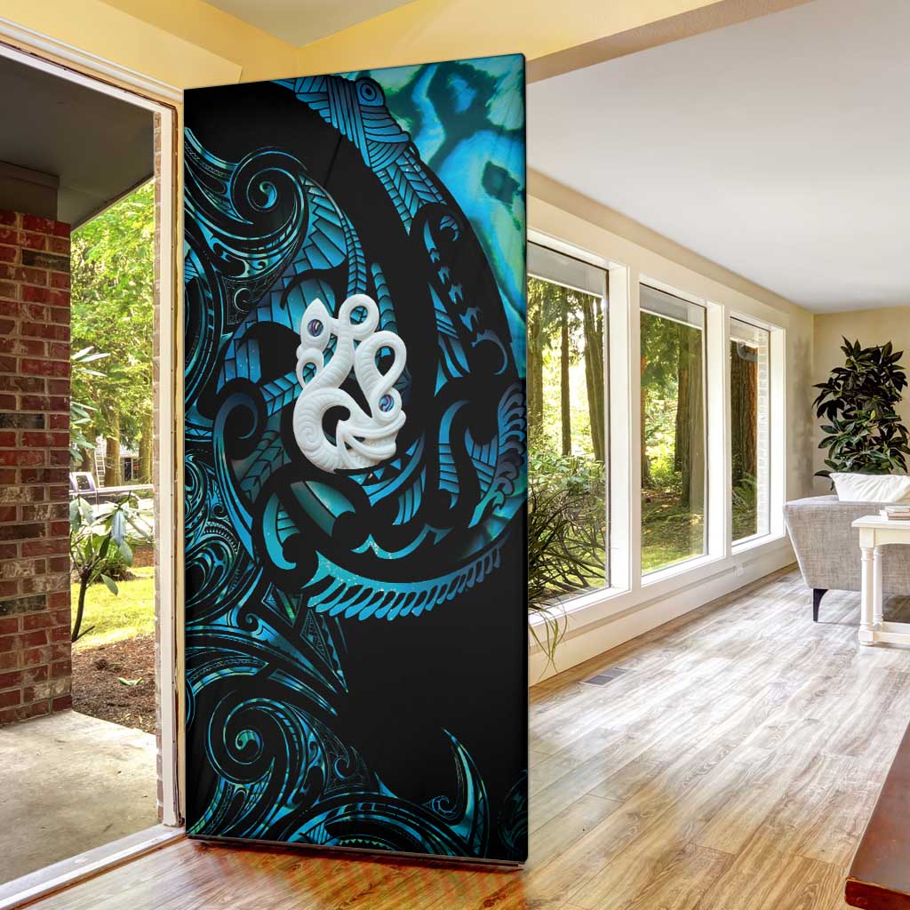 Manaia New Zealand Matariki Door Cover NZ Paua Shell Maori Art