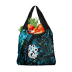 Manaia New Zealand Matariki Grocery Bag NZ Paua Shell Maori Art