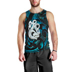 Manaia New Zealand Matariki Men Tank Top NZ Paua Shell Maori Art