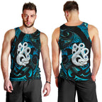 Manaia New Zealand Matariki Men Tank Top NZ Paua Shell Maori Art