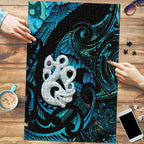 Manaia New Zealand Matariki Puzzle NZ Paua Shell Maori Art