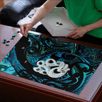 Manaia New Zealand Matariki Puzzle NZ Paua Shell Maori Art