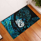 Manaia New Zealand Matariki Rubber Doormat NZ Paua Shell Maori Art