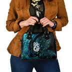 Manaia New Zealand Matariki Shoulder Handbag NZ Paua Shell Maori Art