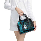 Manaia New Zealand Matariki Shoulder Handbag NZ Paua Shell Maori Art
