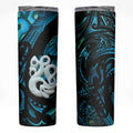 Manaia New Zealand Matariki Skinny Tumbler NZ Paua Shell Maori Art