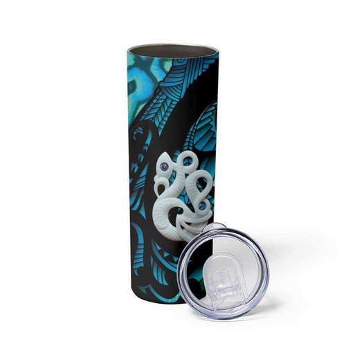 Manaia New Zealand Matariki Skinny Tumbler NZ Paua Shell Maori Art