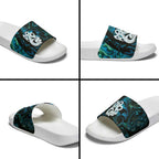Manaia New Zealand Matariki Slide Sandals NZ Paua Shell Maori Art