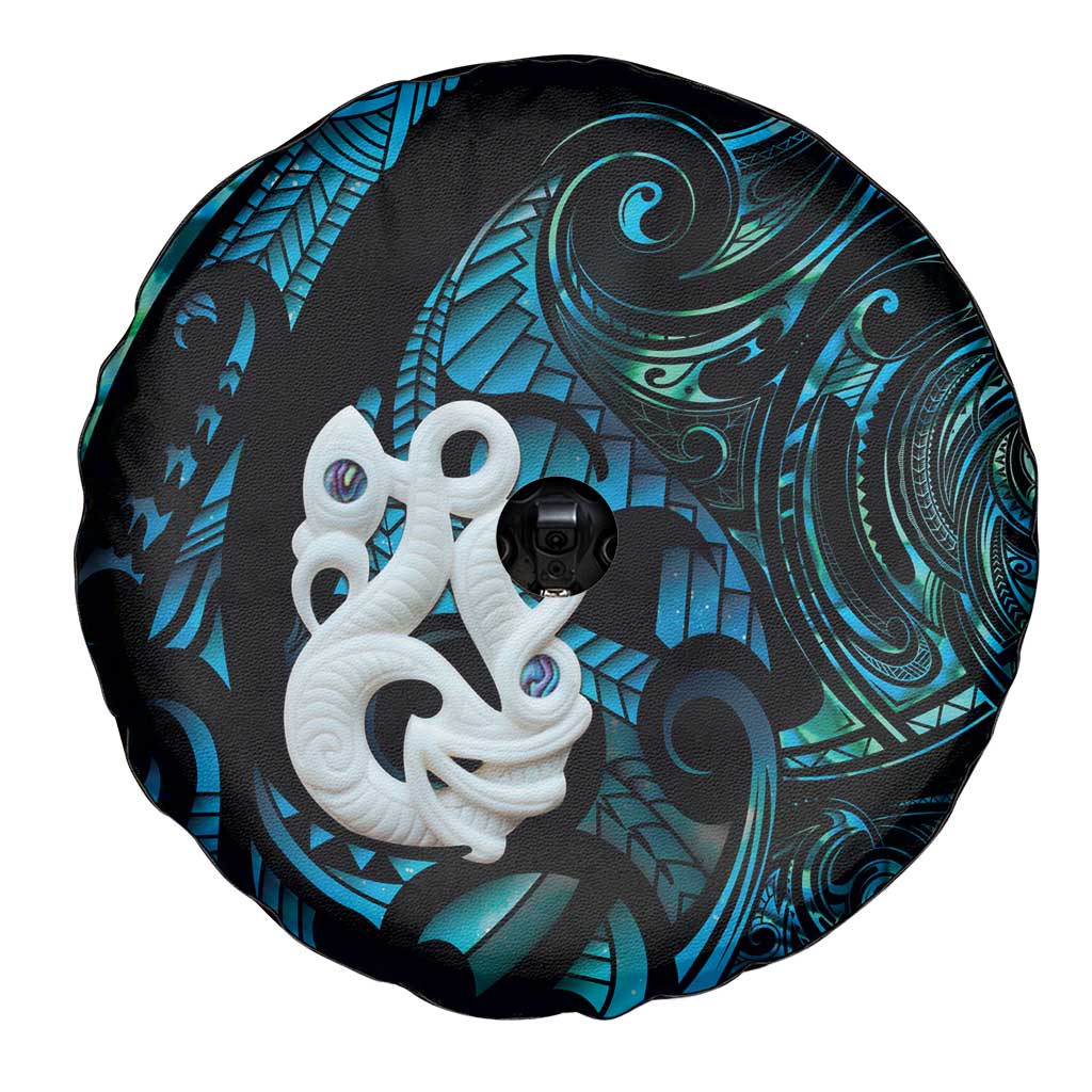 Manaia New Zealand Matariki Spare Tire Cover NZ Paua Shell Maori Art