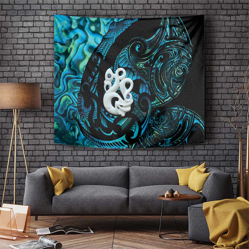 Manaia New Zealand Matariki Tapestry NZ Paua Shell Maori Art