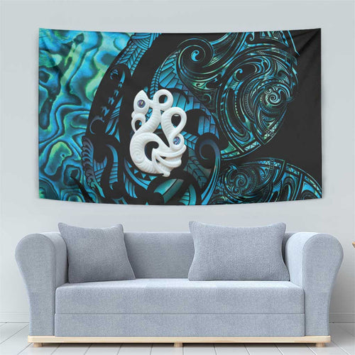 Manaia New Zealand Matariki Tapestry NZ Paua Shell Maori Art