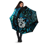 Manaia New Zealand Matariki Umbrella NZ Paua Shell Maori Art