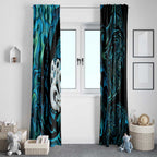 Manaia New Zealand Matariki Window Curtain NZ Paua Shell Maori Art