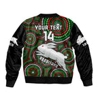 personalised-rabbitohs-rugby-bomber-jacket-souths-1908-indigenous-art