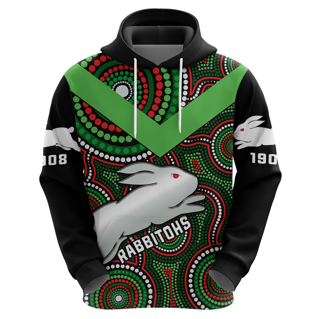 personalised-rabbitohs-rugby-hoodie-souths-1908-indigenous-art