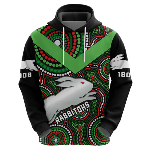 personalised-rabbitohs-rugby-hoodie-souths-1908-indigenous-art
