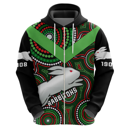 personalised-rabbitohs-rugby-hoodie-souths-1908-indigenous-art