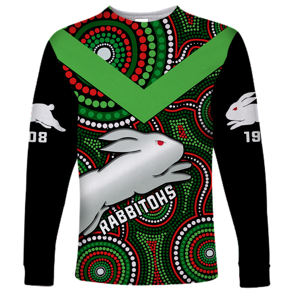 personalised-rabbitohs-rugby-long-sleeve-shirt-souths-1908-indigenous-art
