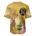 Australia Childhood Cancer Awareness Month Baseball Jersey Be Bold Go Gold Aboriginal Art