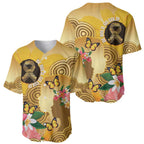 Australia Childhood Cancer Awareness Month Baseball Jersey Be Bold Go Gold Aboriginal Art