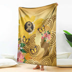 Australia Childhood Cancer Awareness Month Blanket Be Bold Go Gold Aboriginal Art