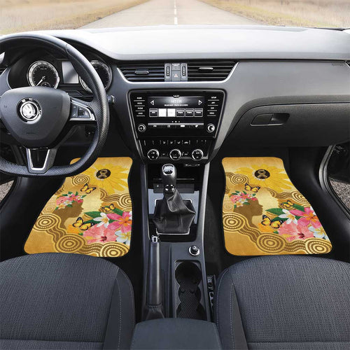 Australia Childhood Cancer Awareness Month Car Mats Be Bold Go Gold Aboriginal Art