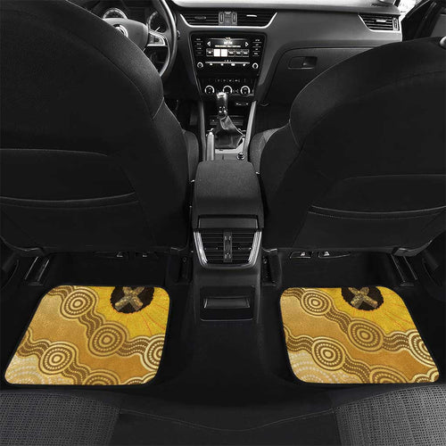 Australia Childhood Cancer Awareness Month Car Mats Be Bold Go Gold Aboriginal Art