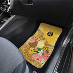 Australia Childhood Cancer Awareness Month Car Mats Be Bold Go Gold Aboriginal Art