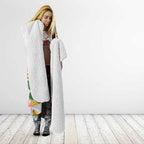 Australia Childhood Cancer Awareness Month Hooded Blanket Be Bold Go Gold Aboriginal Art
