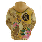 Australia Childhood Cancer Awareness Month Hoodie Be Bold Go Gold Aboriginal Art