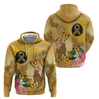 Australia Childhood Cancer Awareness Month Hoodie Be Bold Go Gold Aboriginal Art