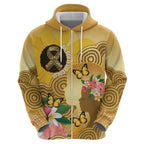 Australia Childhood Cancer Awareness Month Hoodie Be Bold Go Gold Aboriginal Art
