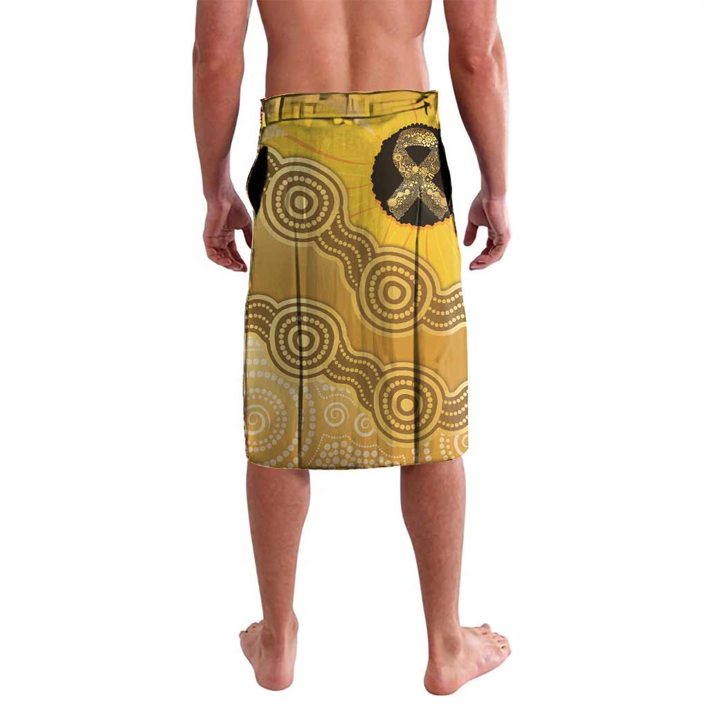 Australia Childhood Cancer Awareness Month Lavalava Be Bold Go Gold Aboriginal Art